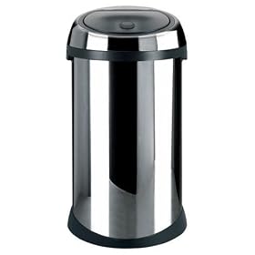 Brabantia Touch Bin, 50litre, Brilliant Steel