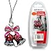 Cell Phone Charm - Red and Blue Christmas Bells and Pink Bow