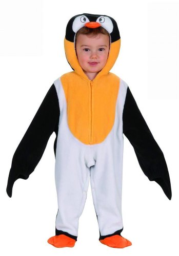 Widmann 2743P - Kinderkost&uuml;m Pinguin 90 cm Pl&uuml;schanzug