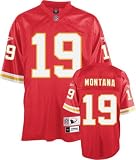 Joe Montana Red Reebok NFL 1994 Throwback Premier Kansas City Chiefs Jersey - Medium