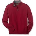 Cotton/Cashmere Half-Zip Sweater
