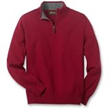 Cotton/Cashmere Half-Zip Sweater