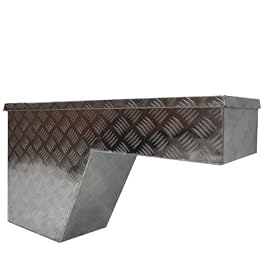 ALUMINUM TRUCK TOOL BOX PORK CHOP WHEEL WELL PASSENGER(%ALUMINUM TOOL BOX-AB385R(Right))