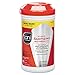 SANI PROFESSIONAL Table Turners No-Rinse Sanitizing Wipes, White, 95/container, 6/carton