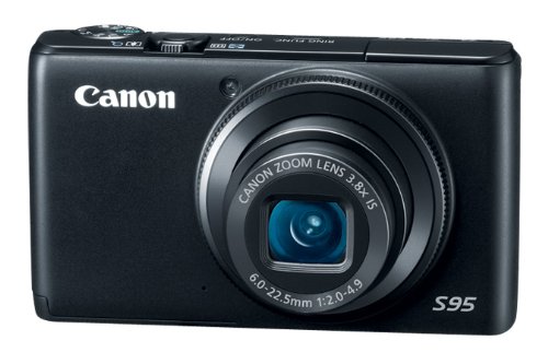 Canon PowerShot S95 10 MP Digital Camera with 3.8x Wide Angle Optical Image Stabilized Zoom and 3.0-Inch inch LCD