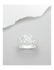CZ Ring In 92.5 Sterling Silver