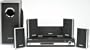 Samsung HT-Q70 XM Ready Five-Disc DVD Changer Home Theater System (5.1 Channel)
