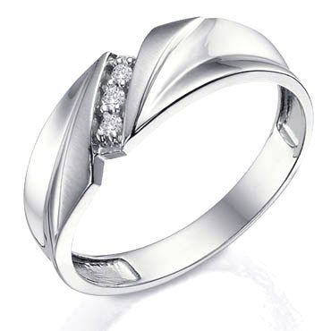 Men's Diamond Band 1/15ctw