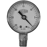 Dixon Valve GL105 2 Steel Lower Mount Compound Vacuum Gauge