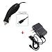 For Navigon 2100 2120 Max Portable Travel USB 12V Plug-in Car Charger + Home Wall AC Charger Combo Bundle Package
