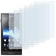 6 x mumbi Displayschutzfolie Sony Xperia Sola Schutzfolie CrystalClear unsichtbar