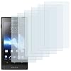 6 x mumbi Displayschutzfolie Sony Xperia Sola Schutzfolie CrystalClear unsichtbar