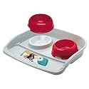 Lindo Feeding Station with 2 Bowls for Cats and Dogs