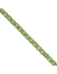 Sterling Silver Peridot Bracelet