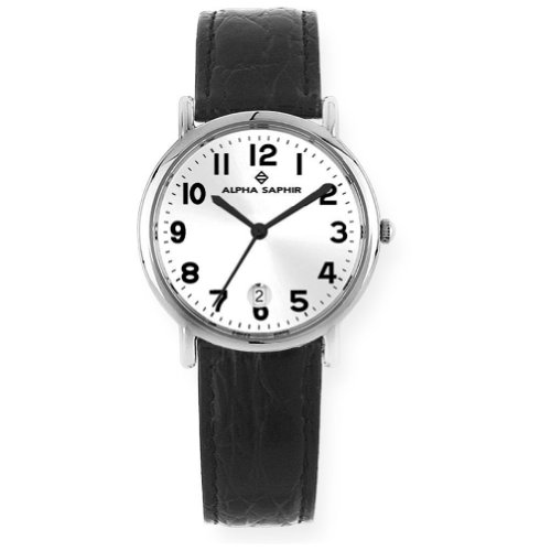 Alpha Saphir Herren-Uhren Quarz  Analog 224B Preisvergleich