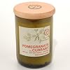 Paddywax Eco Green Soy Wax Candle with 7-Ounce Recycled Glass Fill, Pomegranate and Current