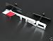 3D TRD Racing Grill Grille Emblem Red and Silver Universal... 3D TRD Racing Grill Grille Emblem Red and Silver Universal...