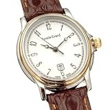 Louis Erard Women's Mini Two Tone Steel Patent Leather Strap Watch