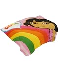 Character World Dora Rainbow Fleece Blanket