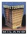 Yes the Hotel Touring at Milano Italy is Big and Its Fine Label Design Emphasises It ...