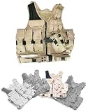 Airsoft Vest Holster Desert Digital Camo