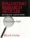 Evaluating Research Articles from Start to Finish