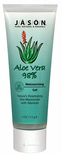 Jason Aloe Vera 98% Gel Tube, 4-Ounce Tubes (Pack of 6) by Jason Natural Cosmetics