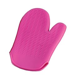 Lekue Silicone Super Flexible Oven Mitt, Fuchsia