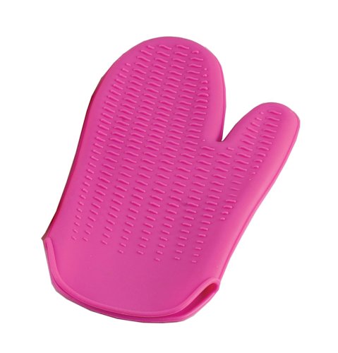 Lékué Super Flexible Silicone Oven Mitt, Fuchsia