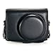 COSMOS Black Leather Case Cover Bag For Olympus XZ1 XZ-1 Camera + Cosmos cable tie