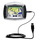 Classic Straight USB Cable for the Garmin Zumo 400 with Power Hot Sync and Charge capabilities - uses Gomadic TipExchange Technology