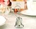 Charming Silver Bell With Dangling Heart Charm Place Card Holder K12002NA (1 Set of 4)