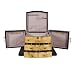 Jewelry : High Gloss Piano Finish Jewelry Chest in Mapa and Walnut Burl