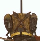 Malawi African Mask Motor Housing For Treventi Fan