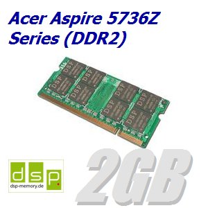 2GB Speicher / RAM für Acer Aspire 5736Z Series (DDR2)