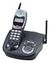 GE 27998GE6 2.4 GHz Analog Cordless Phone with Answering System and Caller ID (Black)
