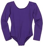 Danskin Girls 2-6x Long-Sleeve Leotard - Purple - Toddler