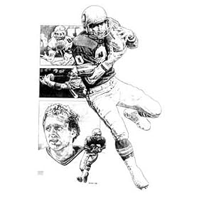 <b>Steve Largent Seattle Seahawks 16 x 20 Lithograph</b>