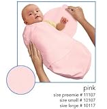 SwaddleMe Adjustable Fleece Infant Wrap - Pink (Small)