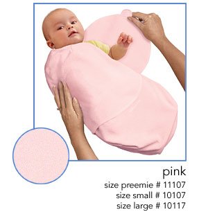 Childrens Toyshop   : SwaddleMe Microfleece Infant wrap Small Pink