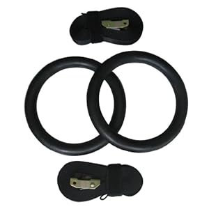 Yes4All Olympic Exercise Fitness Crossfit Gymnastic Rings with Flexible Buckles - Special Promotion