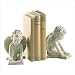 READING CHERUB ANGELS STONE FINISH BOOKENDS BOOK ENDS