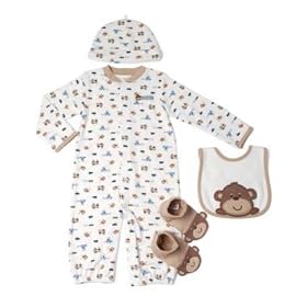 Carter's Baby Boy 4-Piece Puppy Layette Set