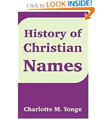 History Of Christian Names