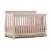Stork Craft 04587-131 Venetian 4-In-1 Fixed Side Convertible Crib (White)