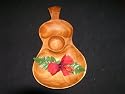 UKULELE TRAY DESIGN 12" - SERVING DISH TROPICAL DECOR