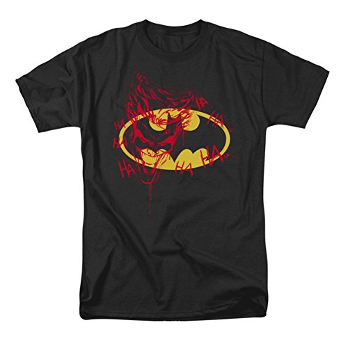 Batman Men's Joker Graffiti T-shirt XX-Large Black