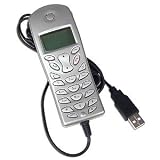 VoIP USB Backlit LCD Graphics Phone (Silver)