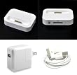 For Apple iPhone 2G / 3G / 3G-S / iPod Touch II 2nd Generation 8G 16G 32G Docking Station + Wall Home AC Charger + USB Transfer and Charging Data Cable