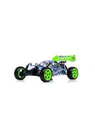 Toy: 1/10 2.4Ghz Exceed RC Hyper Speed Beginner Version .16 Engine Nitro Powered Off Road Buggy Fire Black ***STARTER KIT REQUIRED*** - Exceed RC